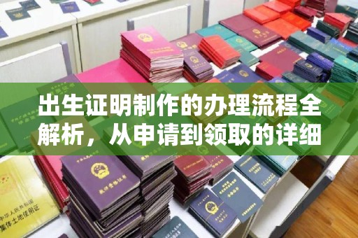上蔡出生证明制作的办理流程全解析，从申请到领取的详细指南