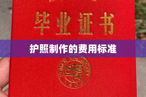 淄博护照制作的费用标准