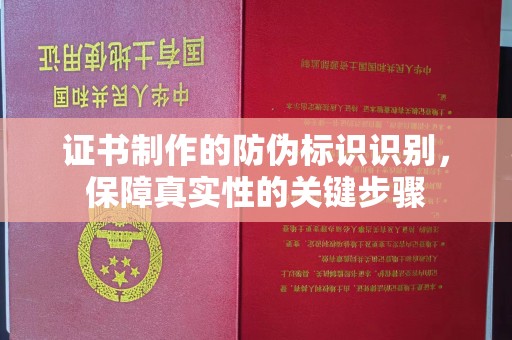 齐河证书制作的防伪标识识别，保障真实性的关键步骤