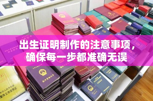 陆河出生证明制作的注意事项，确保每一步都准确无误